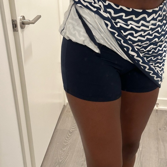 Talbots Navt and White Mini Skort Night - Picture 3 of 4